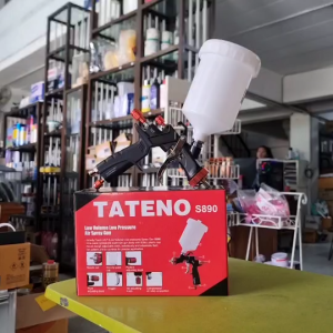 TATENO S890 กาพ่นสี หัวพ่น1.3 มม. และ 1.4มม. ถ้วย600cc กาพ่นสีรถยนต์ คุณภาพดี ราคาประหยัด พร้อมจัดส่ง