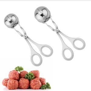 Meat Ball Maker Tool Stainless Steel Clip Round Rice Ball Shaper Spoon Meatball Making Mold Non Stick Stuffed Kitchen Gadget