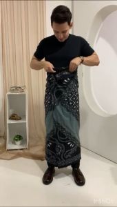 Sarung Batik Pekalongan Pria & Wanita Dewasa Motif Estetik Wayang Nu