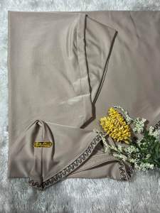 Hijab Instan Bergo Sport Aksen Lubang Telinga(Masker/Kacamata/Earphone)