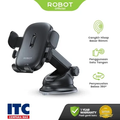Car Mount Holder Mobil HP Dashboard Kaca Robot RT-CH03S Original RTCH03S RT-CH03 RTCH03 RTCH 03S