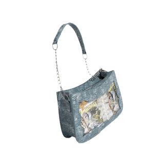 Original Japanese Style Denim Underarm Pain Bag Womens 2025 New Barbecue Transparent Single Shoulder Slant Crossbody Bag