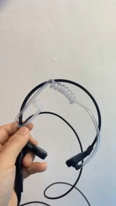 THROAT MIC TUBE EARPIECE FOR WALKIE TALKIE ( K type )