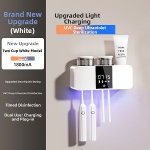 Huiye | Ultraviolet Disinfection Toothbrush Organizer Wall Mounted