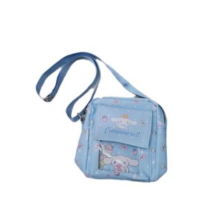 Kuromi Sling Bag for Girls Kids 19x16x6 cm Adorable Character Design Kuromi My Melody Cinnamoroll Hello Kitty