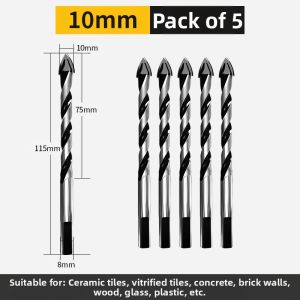 LECAN | High-Hardness Alloy Tungsten Steel Drill Bit for Concrete and Ceramic Tiles