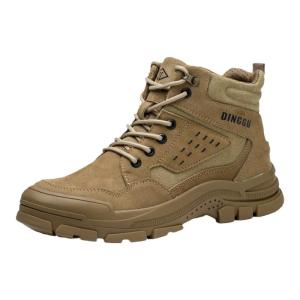 DINGGU | Mens Anti-crush Anti-puncture Steel-toe Safety Shoes