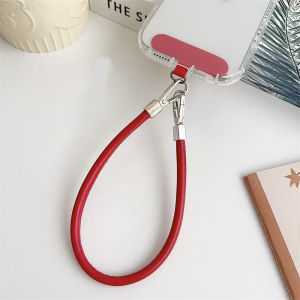Fashionable Leather Universal Lanyard For Mobile Phones Wrist Short Lanyard key Bag Multi-Purpose Anti-Loss Lanyard