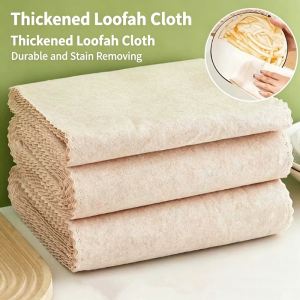 10 PCS Thickened cleaning cloth oil-absorbing dishwashing kitchen rag multifunctional fiber non-stick lazy persons cloth