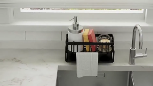 Dish Cabinet Rack Over Sink Dish Drainer Drying Rack Plate Storage Kitchen Organizer Shelf Kitchen Sink Drain Basket