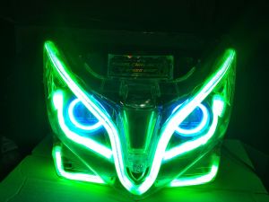 paket headlamp lampu depan Vario techno 125 motif custom projie