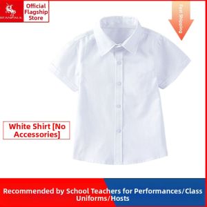 JIFANPAUL | Cotton Short Sleeve White Shirt for Boys