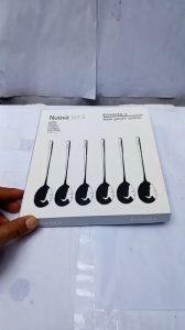 Hộp 6 Thìa Inox Cán Dài - Bộ 6 Muỗng Inox Tiện Lợi Linh Hoạt Đa Năng
