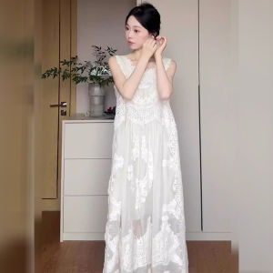 DANTING | French Lace White Mini Dress