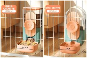 [PREMIUM] TEMPAT MAKAN MINUM GANTUNG UNTUK KANDANG HEWAN KUCING/ANJING/KELINCI