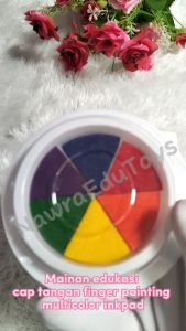 Mainan edukasi CAP TANGAN FINGER PAINTING multicolor INKPAD