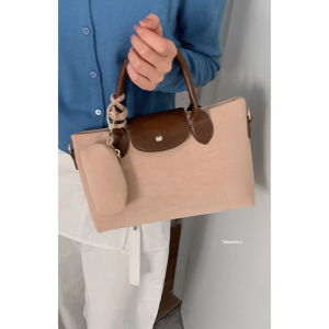 Trendy Commuter Womens Handbag 2025 New Fashion Color Block Tote Bag Large Capacity Crossbody Bag Daily Use Soft PU Leather