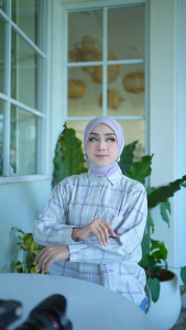 Kemeja Wanita Flanel Lengan Panjang Flanel Wanita Model Terbaru Atasan Kemeja Flanel Wanita Oversize