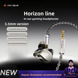 ATK | Tai Nghe Chơi Game Có Dây ATK Horizon Âm Thanh Hi-Fi Tích Hợp Micro USB Type-C DSP 384kHz 32bit DAC Dành Cho Esports - Chất Liệu Kim Loại Da