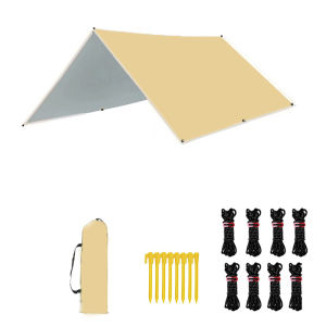 Outdoor canopy tarpaulin waterproof tent sunshade waterproof camping