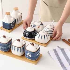 Besee | New Japanese Style Creative Seasoning Jars Set