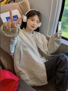 American Style Short Jacket Cotton Padded Thin Thickened Baseball Coat Loose plus Size Couples Spring Autumn Winter Outerwear