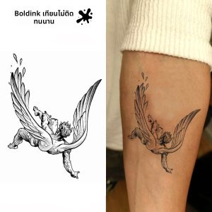 Boldink Fallen Angel รอยสักชั่วคราวล่าสุดถึง 15 วันเทคโนโลยีใหม่ Magic กันน้ําสติกเกอร์กึ่งถาวร