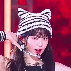 Cat Ear Striped Knit Hat Warm Protective Autumn Winter Cute Korean Style Pullover Beanie for Women