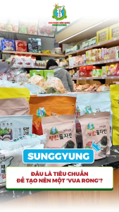 RONG BIỂN RẮC CƠM VỊ TRUYỀN THỐNG CHO TRẺ 1-18 TUỔI BỔ SUNG CANXI VI KHOÁNG TỰ NHIÊN- SUNG GYUNG 50 NĂM HÀN QUỐC (500g/gói)