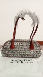 Tas Long Handle dari Brand JMR JINMEIER Premium Kombinasi Bahan Tweed kd 56