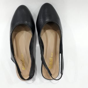 SANDAL TALI BELAKANG WANITA MODEL TERBARU KULIT  SIMPLE PRAKTIS CANTIK 