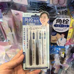♠in stock Original Japanese Lumina 3 Piece Set Acne Clip suit Double Hook Cell Clip Blackhead Acne Corner Plug Needle♙