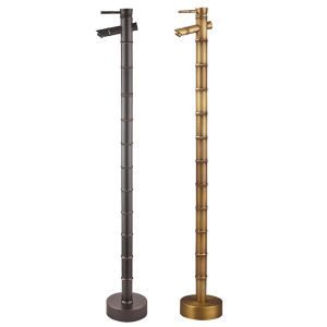 MEIZIJIE | Bamboo Style Antique Brass Hot and Cold Bath Tub Faucet