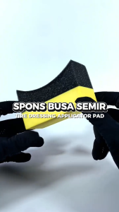 Tire Dressing Applicator Pad Aplikator Foam Semir Ban Sponge Busa Poles