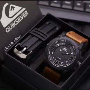 New Promo Cod Jam Tangan Casual Untuk Pria Jam Tangan Tali Kulit Bonus Tali Karet Jam Tangan Pria Terbaru