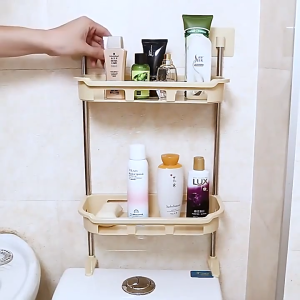 ชั้นวางของในห้องน้ำ ชั้นวางของ เครื่องปรุง ชั้นวาง ชั้นวางของติดผนัง ไม่ต้องเจาะ ชั้นวางของห้องน้ำ 2/3 ชั้น