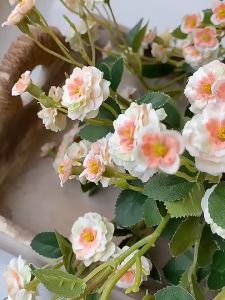 【Must-Have Gadgets】 73cm artificial flower rosebush artificial rose bouquet flowers artificial flowers home decor restaurant decoration