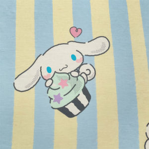 Alls Wonderland Cinnamoroll Bedsheet Cute Sanrio Fitted Bedsheet 100% Cotton Soft 800TC Bedsheet Single Queen King Size
