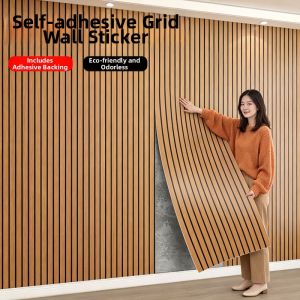 ZHUIHUI | Waterproof Moisture-proof Thickened Self-adhesive 3D Grid Wallpaper