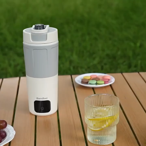 SG【READY STOCK】600ML Portable Electric Kettle Thermal Cup with LCD Smart Water Boiler Travel Kettle Portable Kettle