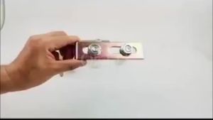 OKDA 1PC Heavy Metal Bracket Nylon Guide Wheel Door Roller L Shape