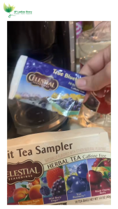 HỘP 18 GÓI 5 VỊ TRÀ THẢO MỘC Celestial Seasonings Fruit Tea Sampler Herbal Tea Variety Pack Caffeine Free