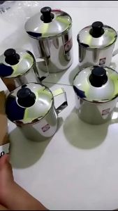 Ca Uống Nước Inox 304 ZEBRA chính hãng nhập Thái Lan Có Nắp Nhiều Dung Tích đủ kích thước từ 0.4L đến 2L