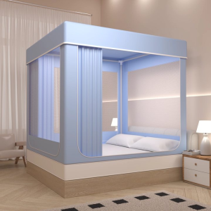 CTH Full Coverage Curtains Mosquito Net Single/Queen/King Mosquito Net With Privacy Curtain 床幔