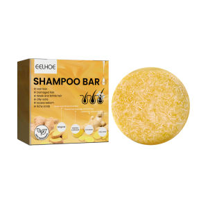 Eelhoe Ginger Turmeric Shampoo Soap Hair Soap Bar Anti Itch Dandruff Promote Hair Regrowth Hair Nourishing Shampoo Bar Organic Biotin Purple Hair Soap Deep Cleansing Hair Scalp Moisturizing Treated Dry Damaged