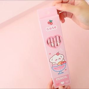 Set Stationery Lucu: Pensil Penghapus Motif Lucu & Perlengkapan Alat Tulis TK