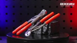 Geinxurn Heavy Duty 10-Inch Pliers Wrench CR-V Steel Parallel Jaws Heavy Duty 10-Inch Water Pump Pliers W/ Quick Button
