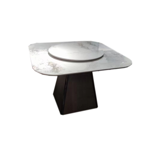 Accessible Luxury Modern Stone Plate Multi-Functional Retractable Square Designer Dining Table and Chair Fancy Small Apartment Foldable Dining Table
