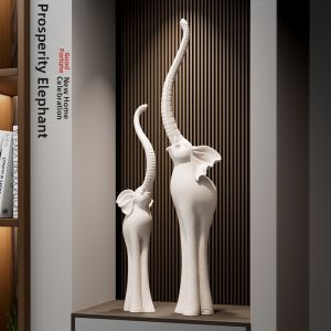 Kisstyle | Prosperity Attracting Elephant Figurines for Decor