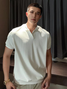 Mens Polo Shirt Short Sleeve Wide Body Half Sleeve Fitness Sportswear Breathable Standard Fit Summer T-Shirt Fashionable Youth